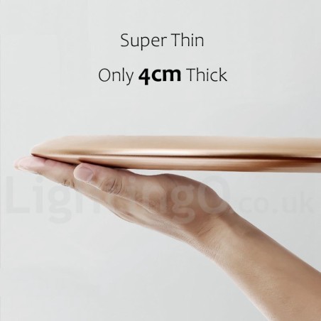4 cm dicke, superdünne, dimmbare, moderne Deckenleuchten im zeitgenössischen nordischen Stil mit Acrylschirm und Fernbedienung, können auch als Wandleuchte verwendet werden 4 cm dicke, superdünne, dimmbare, moderne Deckenleuchten im zeitgenössischen nordischen Stil mit Acrylschirm und Fernbedienung, können auch als Wandleuchte verwendet werden