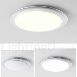4 cm dicke, superdünne, dimmbare, moderne Deckenleuchten im zeitgenössischen nordischen Stil mit Acrylschirm und Fernbedienung, können auch als Wandleuchte verwendet werden