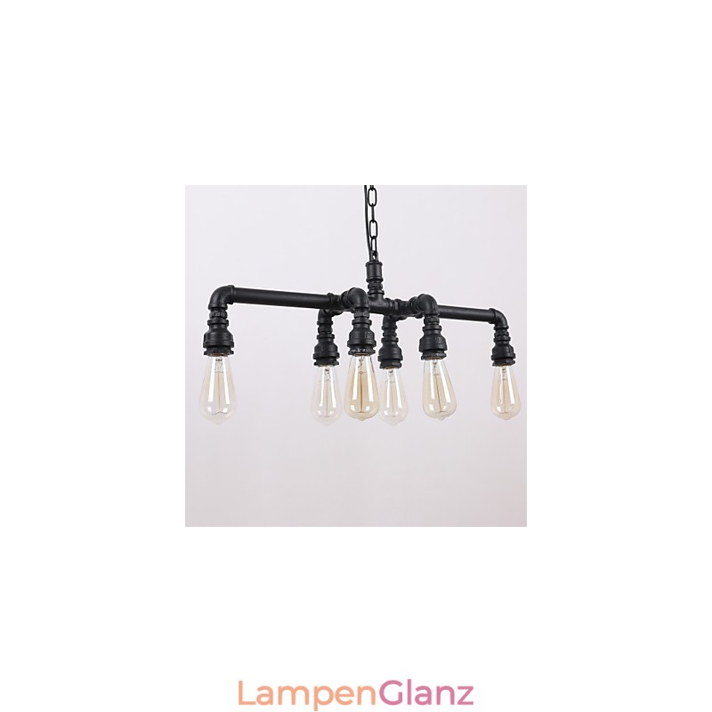 Wasserpfeife Retro-Plattierung 6-Licht-Malerei-Anhänger