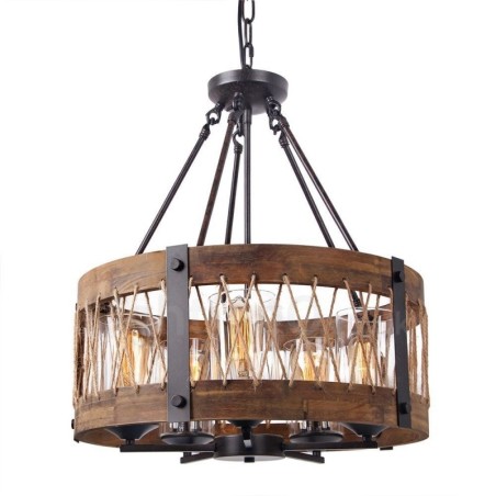 5 Licht Trommel Vintage Holz Kronleuchter Industrielle Wind Loft Holz Linear Anhänger Beleuchtung 5 Licht Trommel Vintage Holz Kronleuchter Industrielle Wind Loft Holz Linear Anhänger Beleuchtung