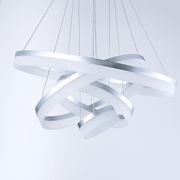 Acryl Kronleuchter Ring Anhänger Licht Leuchten mit