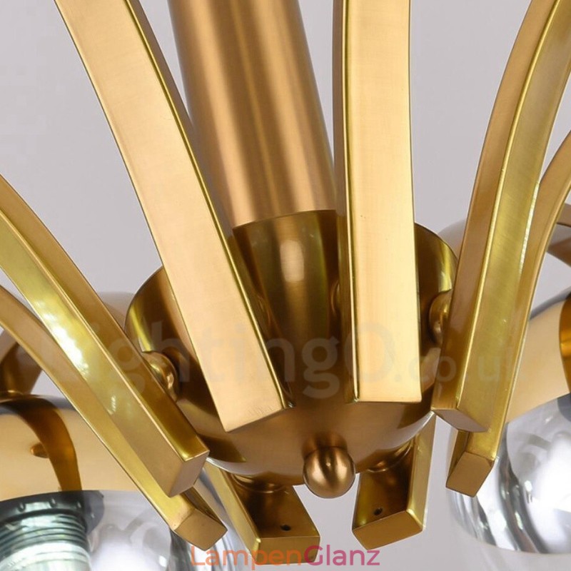 Nordischer Mode-Kronleuchter in Gold und Silber