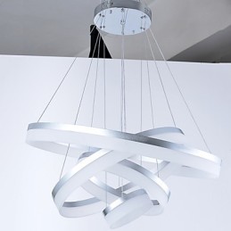 Acryl Kronleuchter Ring Anhänger Licht Leuchten mit