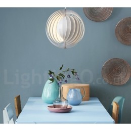 Globe White Rotate Postmodern DIY Pendelleuchte