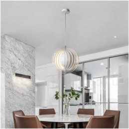 Globe White Rotate Postmodern DIY Pendelleuchte