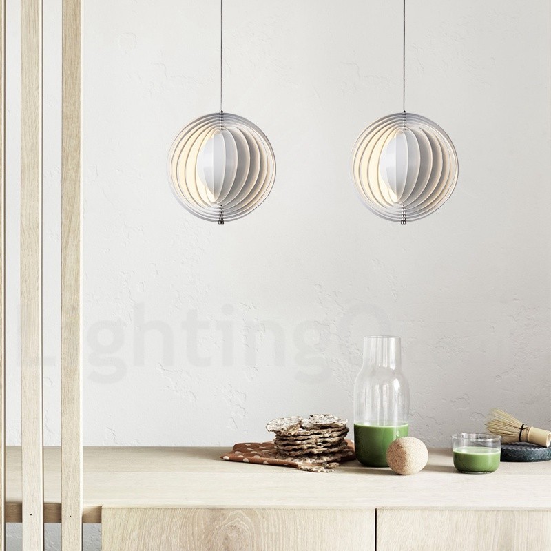 Globe White Rotate Postmodern DIY Pendelleuchte