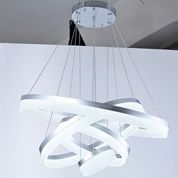 Acryl Kronleuchter Ring Anhänger Licht Leuchten mit