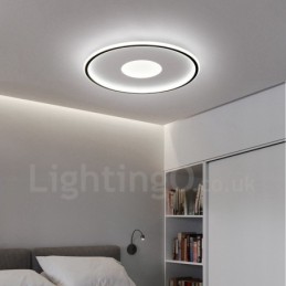 Ultradünne, dimmbare, moderne Deckenleuchten im zeitgenössischen nordischen Stil mit Fernbedienung, können auch als Wandleuchte verwendet werden