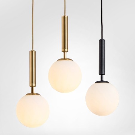 Moderne zeitgenössische Pendelleuchte mit Glasschirm Moderne zeitgenössische Pendelleuchte mit Glasschirm