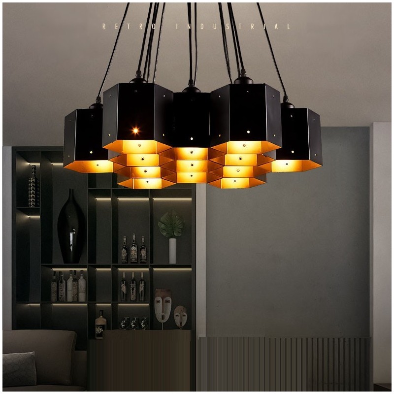 Pendelleuchte im Loft-Industriestil