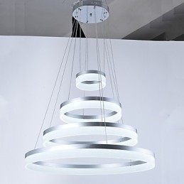 Acryl Kronleuchter Ring Anhänger Licht Leuchten mit