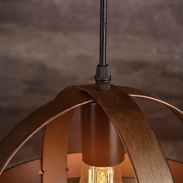 Retro Eisenlampe Moderner minimalistischer Kronleuchter im Industriestil