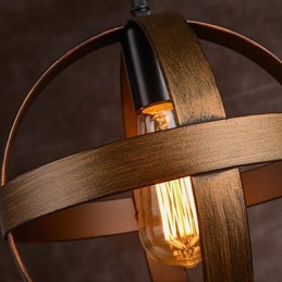 Retro Eisenlampe Moderner minimalistischer Kronleuchter im Industriestil