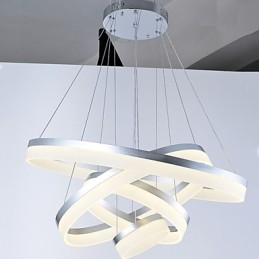 Acryl Kronleuchter Ring Anhänger Licht Leuchten mit