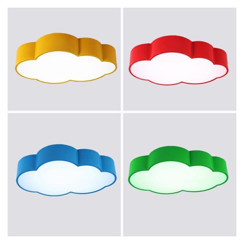 Macaron Multi Color Cloud Moderne Deckenleuchten im nordischen Stil mit Acrylschirm