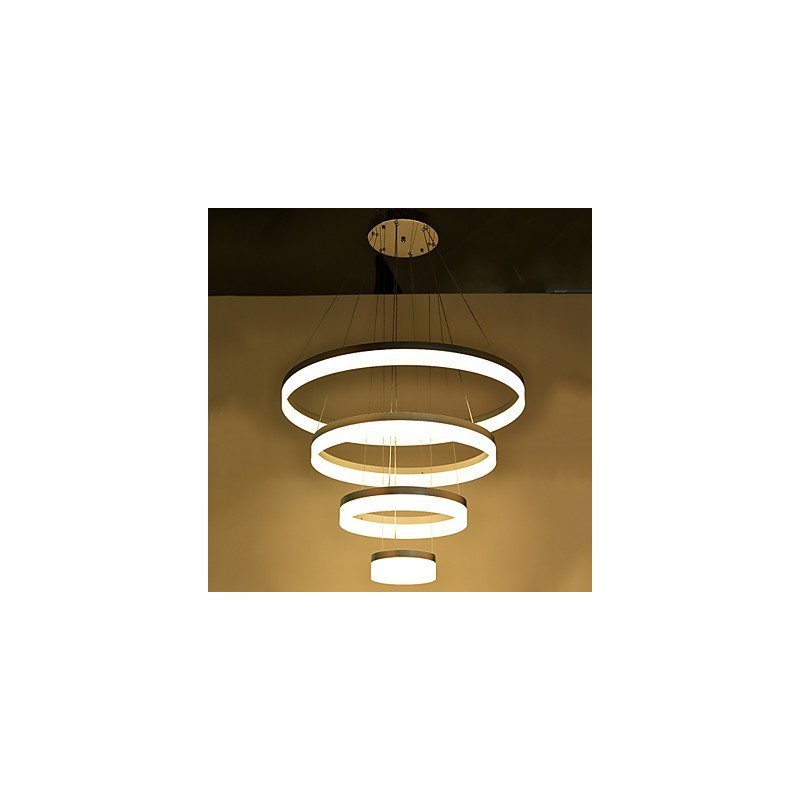 Acryl Kronleuchter Ring Anhänger Licht Leuchten mit