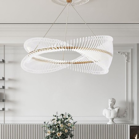 Postmoderne Strip Circle Pendelleuchte Postmoderne Strip Circle Pendelleuchte