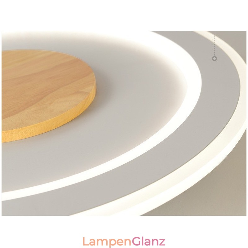 Runde Holz Moderne Unterputz Deckenleuchte Innenbeleuchtung