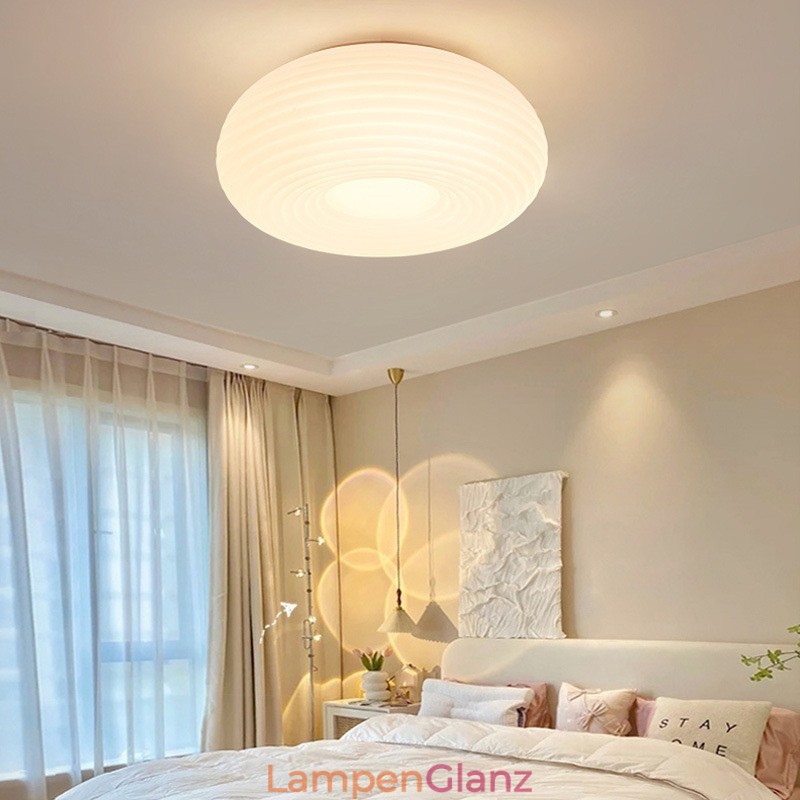 Dimmbare Vollspektrum-Augenschutz-Deckenleuchte, rund, modern, flächenbündig