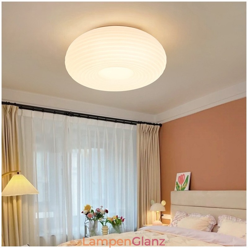 Dimmbare Vollspektrum-Augenschutz-Deckenleuchte, rund, modern, flächenbündig