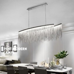 Quasten Extra große Designer-Deckenpendelleuchte Insel