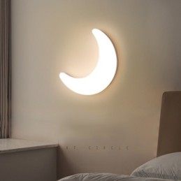 20W Nordic Indoor Mond Form Kinderzimmer Wandleuchten Deckenleuchten