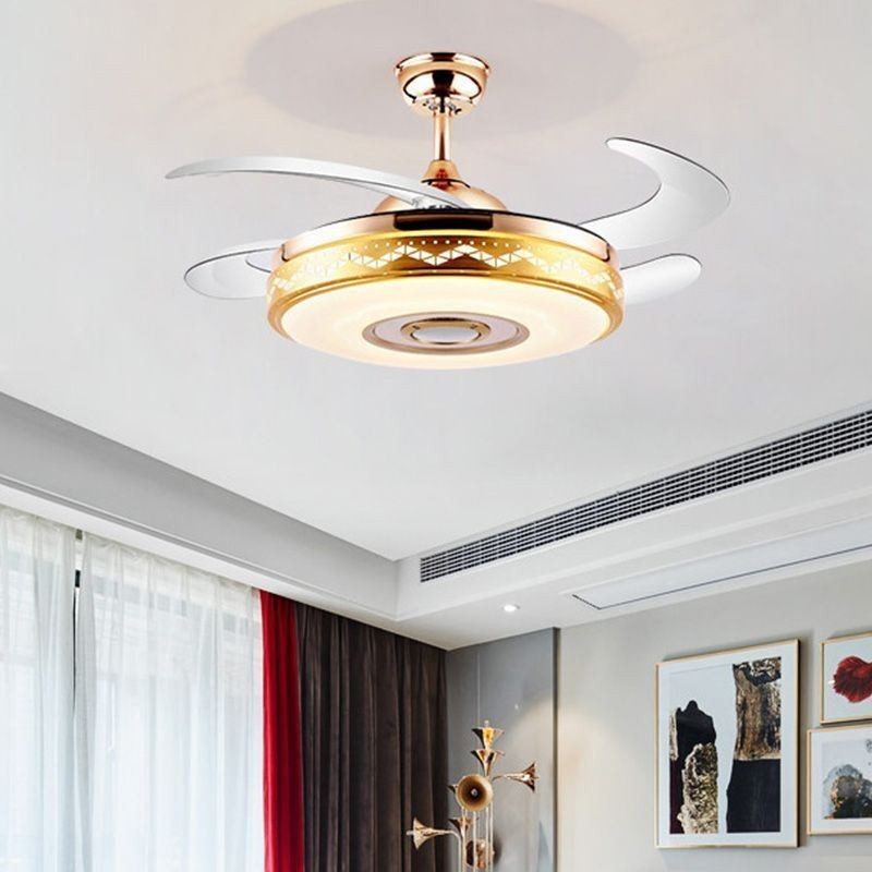 Modernes, elektrisch betriebenes Deckenventilator-Wechselrichter-Ventilatorlicht