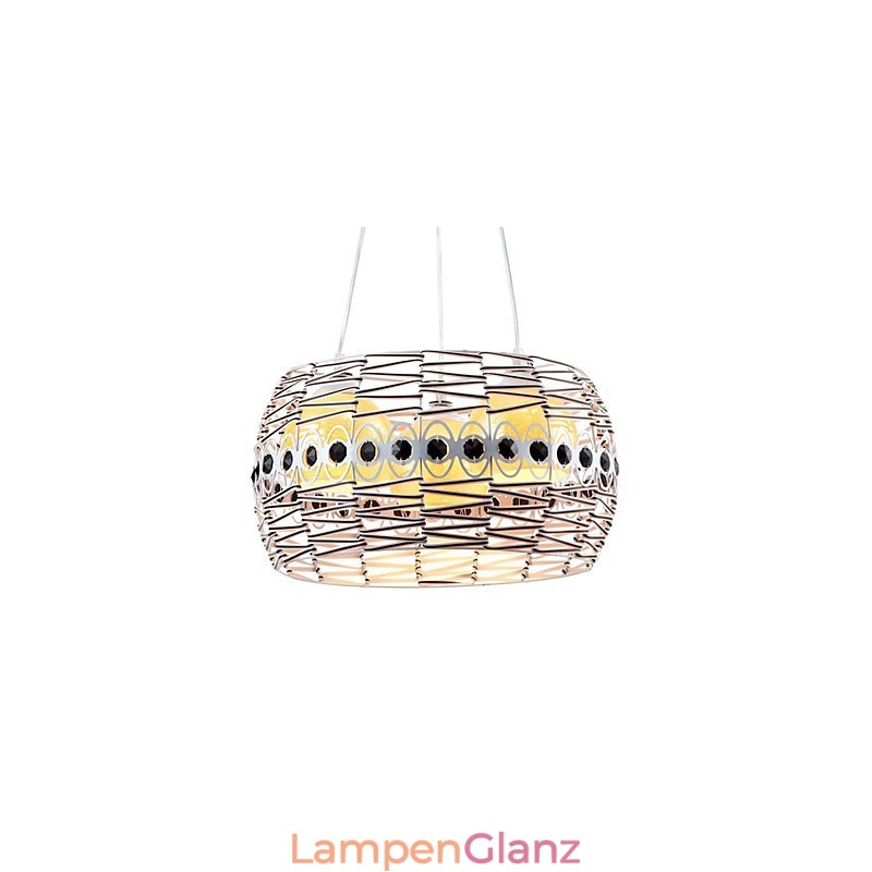 Rattan Kunstlampe Pendelleuchte Handgewebt
