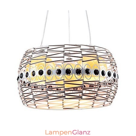 Rattan Kunstlampe Pendelleuchte Handgewebt