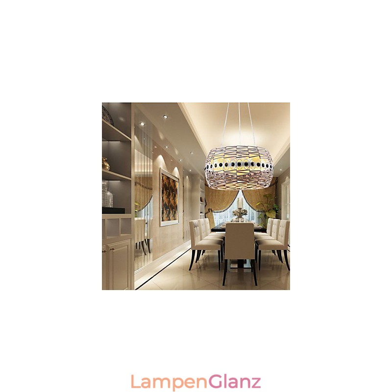 Rattan Kunstlampe Pendelleuchte Handgewebt