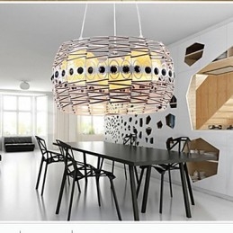 Rattan Kunstlampe Pendelleuchte Handgewebt