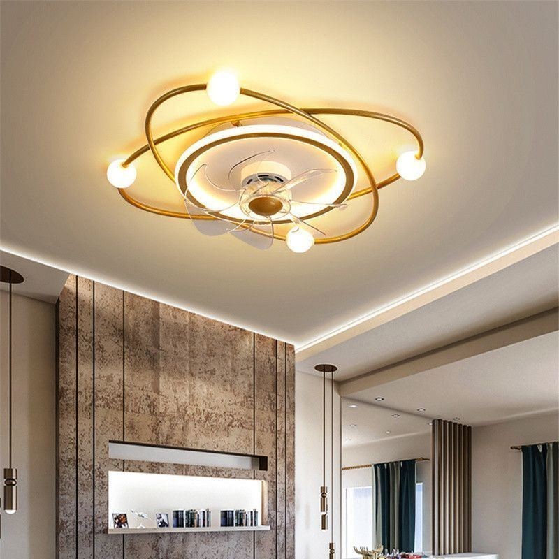 Moderne Deckenventilatoren Innenbeleuchtung Esszimmer