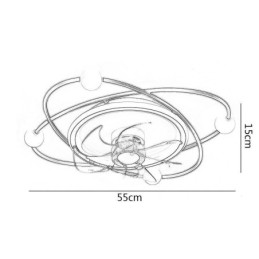 Moderne Deckenventilatoren Innenbeleuchtung Esszimmer