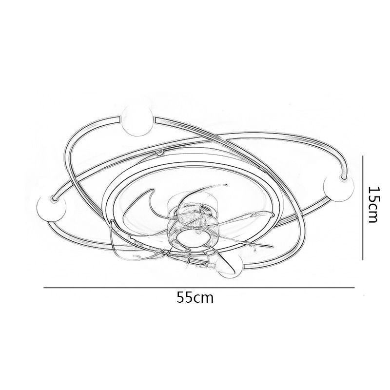Moderne Deckenventilatoren Innenbeleuchtung Esszimmer