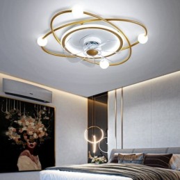 Moderne Deckenventilatoren Innenbeleuchtung Esszimmer