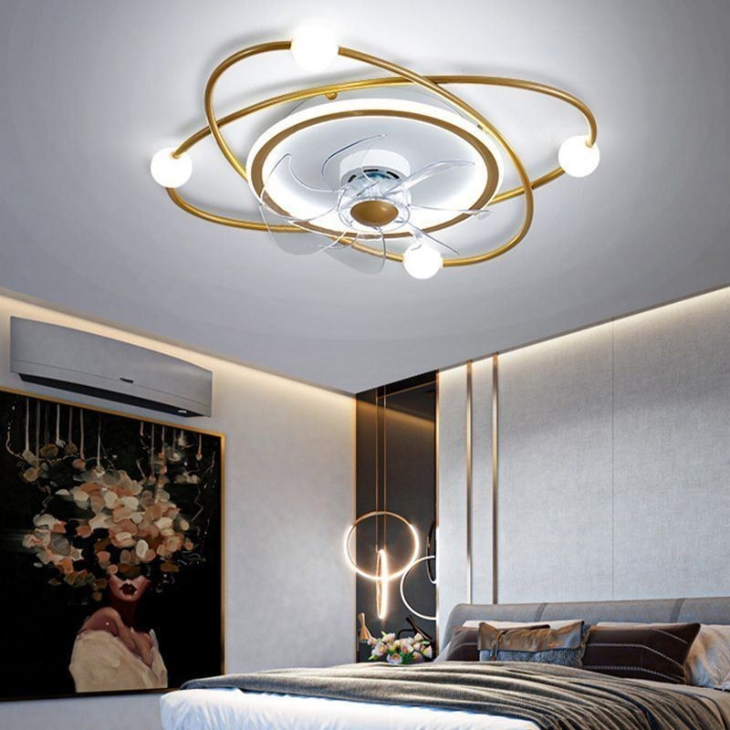 Moderne Deckenventilatoren Innenbeleuchtung Esszimmer