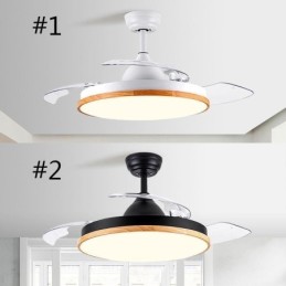 Moderne Inverter Deckenventilator Licht Fernbedienung Deckenleuchte Tricolor Dimmen