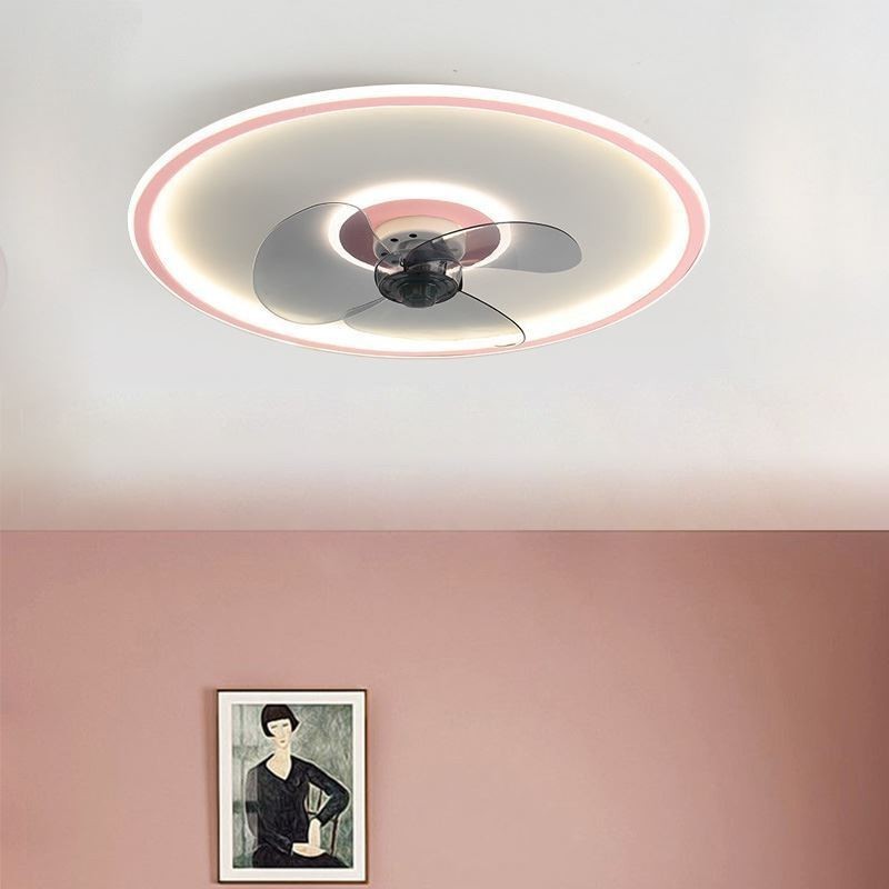 Macaron Deckenventilator Licht Fernbedienung Dekor Ventilateur
