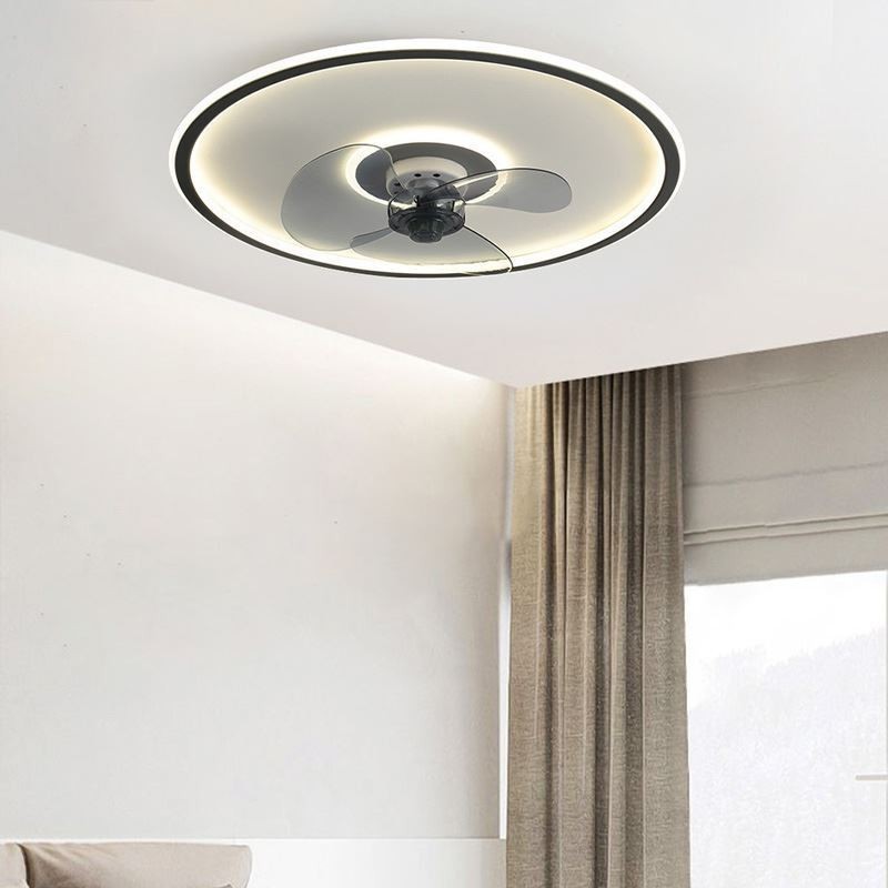 Macaron Deckenventilator Licht Fernbedienung Dekor Ventilateur