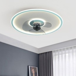 Macaron Deckenventilator Licht Fernbedienung Dekor Ventilateur