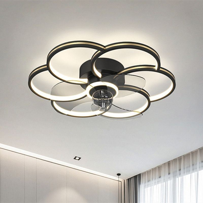 Deckenventilatoren mit Lichtern Kronleuchter Ventilateur