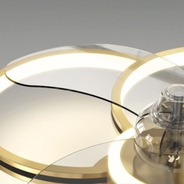 Deckenventilatoren mit Lichtern Kronleuchter Ventilateur