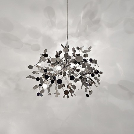 3 Lichter Kronleuchter Licht Edelstahl Anhänger Beleuchtung Deckenleuchte 3 Lichter Kronleuchter Licht Edelstahl Anhänger Beleuchtung Deckenleuchte