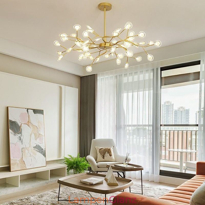 Zweige Kronleuchter Pendelleuchte im nordischen Stil