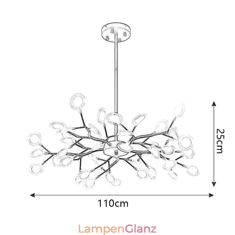 Zweige Kronleuchter Pendelleuchte im nordischen Stil