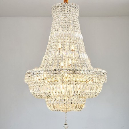 Retro Kristall Kronleuchter Amerikanischen Luxus Kristall Decke Licht Mit 18 Lichter Retro Kristall Kronleuchter Amerikanischen Luxus Kristall Decke Licht Mit 18 Lichter