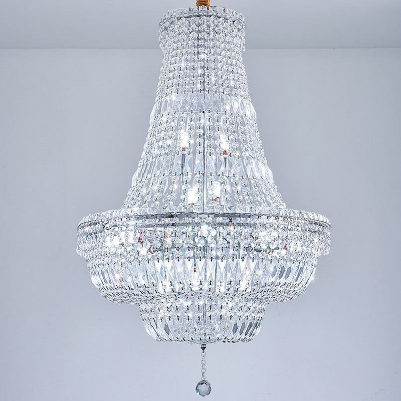 Retro Kristall Kronleuchter Amerikanischen Luxus Kristall Decke Licht Mit 18 Lichter