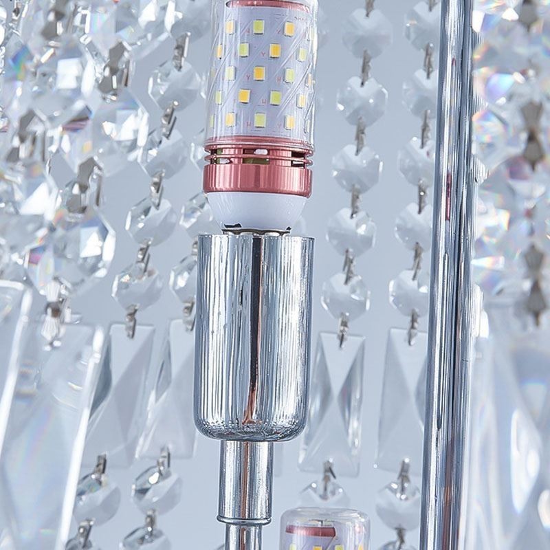 Retro Kristall Kronleuchter Amerikanischen Luxus Kristall Decke Licht Mit 18 Lichter