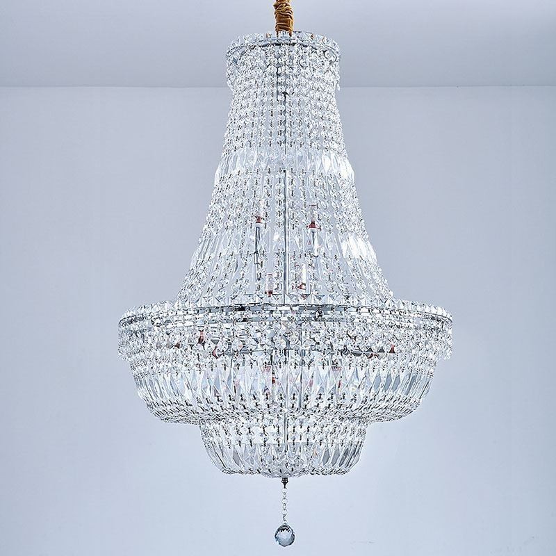 Retro Kristall Kronleuchter Amerikanischen Luxus Kristall Decke Licht Mit 18 Lichter