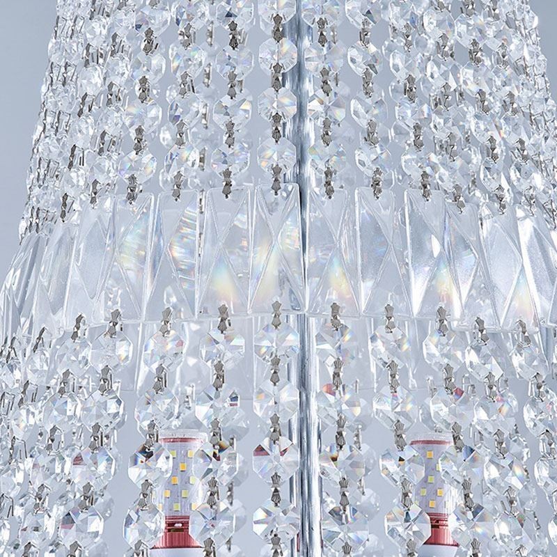 Retro Kristall Kronleuchter Amerikanischen Luxus Kristall Decke Licht Mit 18 Lichter